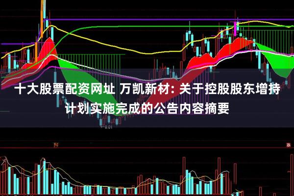 十大股票配资网址 万凯新材: 关于控股股东增持计划实施完成的公告内容摘要